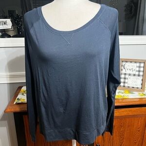 Women's Long Sleeve Top - Dark Gray